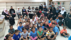  بالصور: مدرسة الرازي الابتدائية في اللد تحتفل باستقبال طلاب الصف الأول 